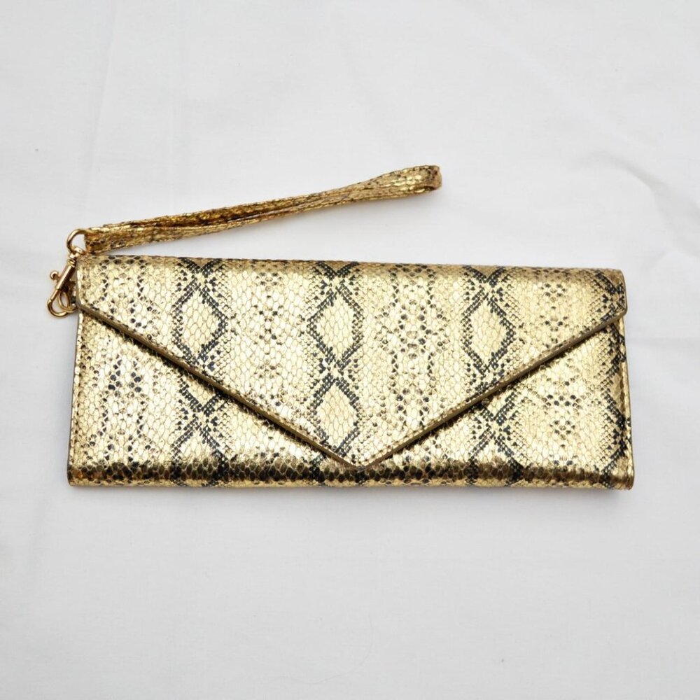 Jacobs by Marc Jacobs Golden Snake Skin Long Wallet/Wristlet